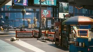 Cyberpunk 2077 2022 walk over the City
