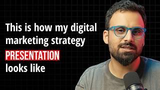 step by step Digital Marketing Strategy course (real example)