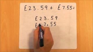 Year 5 Coulmn Addition with Decimals