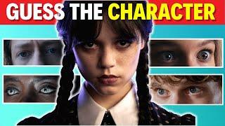 Guess The Wednesday Character By The EYES | Wednesday Addams Quiz