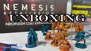 Nemesis: Retaliation - Neo Flesh Cult and Xyrians Prototype Unboxing  & Miniature Showcase