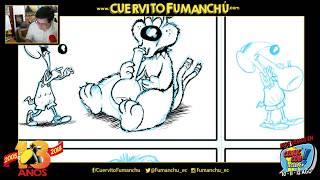 Dibujando EL CUERVITO FUMANCHU 78