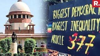 SC Seeks Centre's Response Within A Week | Sec 377 Debate