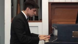 J S.  Bach Partitia No  1 in B Flat Major, performed by Andrew Lefoley