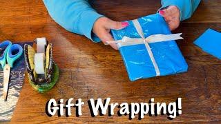 Gift Wrapping w/tissue paper! ASMR (No talking version) Special gift for special subscriber.