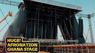 The HUGE Afro Nation Ghana 2022 stage