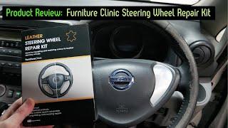 Review of the Furniture Clinic leather steering wheel repair kit from Amazon