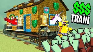 Turning The Train Into RICHEST HOUSE In Dead Rails