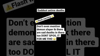 Saddest anime deaths