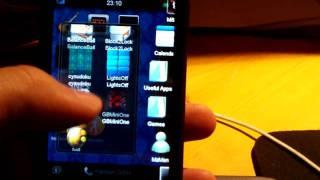 MDock v1.0 for Meizu M8 - short demo