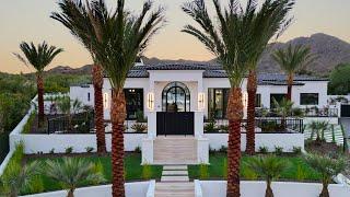 TOUR A $12M Paradise Valley Luxury Home | Scottsdale Real Estate | Strietzel Brothers