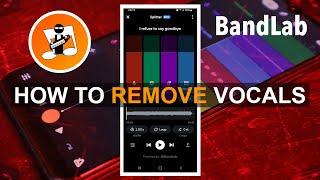 How to remove the vocals from any song in Bandlab