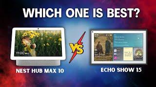 Google Nest Hub Max vs Amazon Echo Show 15: Which Smart Display Is Best for You!