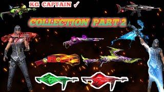 KG CAPTAIN COLLECTION PART 2......GUN SKINS AND EMOTE COLLETION