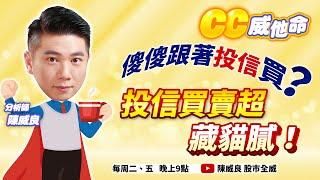 傻傻跟著投信買？投信買賣超藏貓膩！#股市全威 #陳威良 #CC威他命 #考股學家