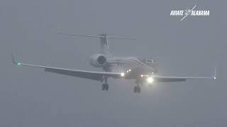 Gulfstream G-550 Landing Peachtree/DeKalb Airport