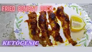 Keto Fried Bombay Duck fish/fried bombil/low carb dietfried fish ketogenic/video in english with sub
