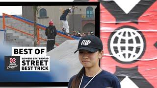 BEST OF Women’s Skateboard Street Best Trick | X Games California 2023