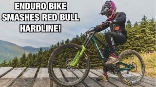 MY RED BULL HARDLINE RACE RUN! (ON MY ENDURO BIKE)