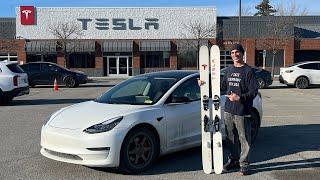 Tesla powered electric ski