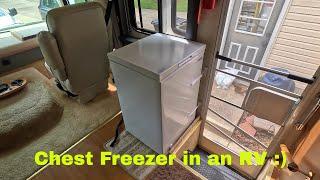 MEGA Freezer space in an RV!   Oh yea!