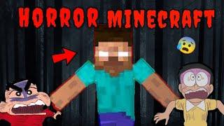 Ghost in Minecraft  ||  Shinchan Minecraft || Doraemon Minecraft