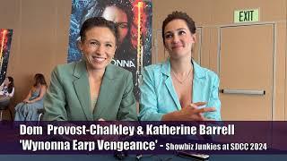 Wynonna Earp Vengeance - Dom Provost-Chalkley and Katherine Barrell Interview #sdcc2024 #wayhaught