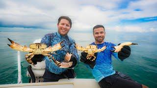 Stone Crabbing with LIFE BY THE BOW | Florida Keys Stone Crab Catch Clean Cook