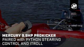 Mercury 9 9HP ProKicker Paired With Python Stearing Control and iTroll