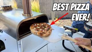 This is the best way to cook a pizza! Wood pellet pizza oven