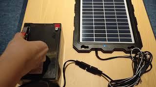 POWOXI 7.5 watt solar battery charger / maintainer