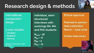 Dr Hordósy, Dr Betul Yasdiman & Dr Lashari : "‘What is sociological research?...... "