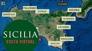 Sicilia - Visita virtual desde el aire