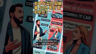 하루 두갑의 담배를 50년 동안 쭉 피우면?