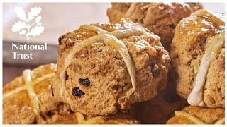 How to make hot cross scones like a National Trust chef – an Easter recipe video