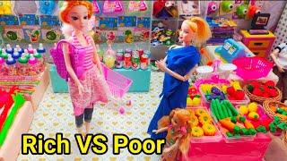 Barbie doll shopping Rich VS Poor/Barbie show tamil