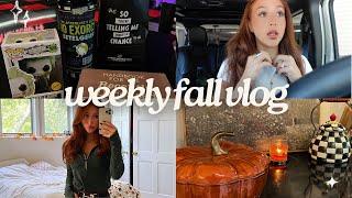 september weekly vlog:  beetlejuice 2, halloween shopping, fall baking, comfort food, + cozy  vibes