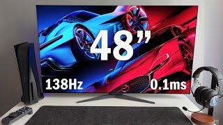 THE BEST OLED GAMING MONITOR EVER 4K 138Hz! | LG UltraGear 48GQ900 Unboxing + First Impressions