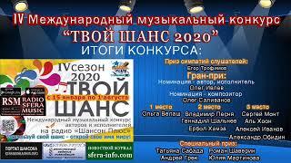 27 эфир ИТОГИ Конкурс Твой шанс 2020 Радио Шансон Плюс