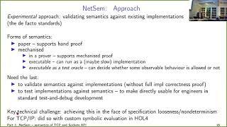 Underpinning mainstream engineering with mathematical semantics, Peter Sewell | LMS BCS-FACS Seminar