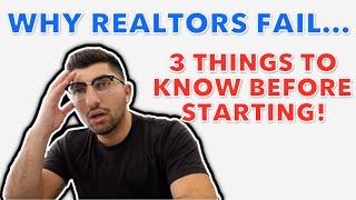 Why Most Realtors Fail: Watch This Before Getting Your Real Estate License