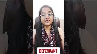 Civil-Legal Terms #pratibhakushwaha #lawwithdrpratibha #plaintiff #respondent #suit #defendant
