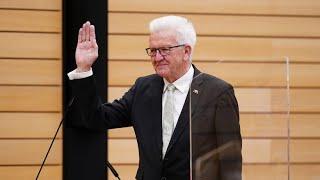 Ministerpräsident Kretschmann für dritte Amtszeit wiedergewählt