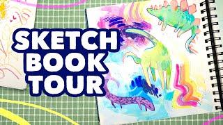 SKETCHBOOK TOUR // I finished this sketchbook in 4 months