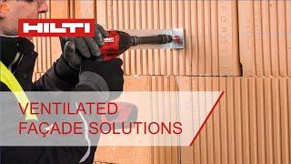 Hilti Ventilated façade solutions demo