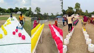  Ready, Set, Pop ! Ultimate compilation of thrilling balloon-popping races ! 