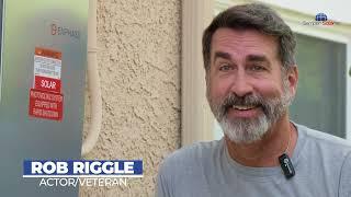 Actor and Veteran Rob Riggle commends Semper Solaris on a Job Well Done