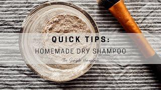 How to Make Homemade Dry Shampoo