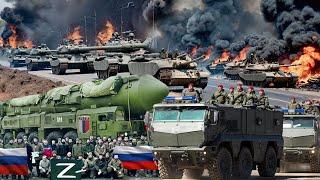 Russian troops attacked at close range 92 of the most powerful US M1 Abrams tanks