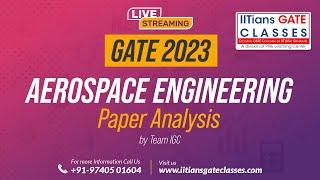 GATE 2023 Aerospace Engineering Question Paper Analysis & Solution for memory based questions | IGC